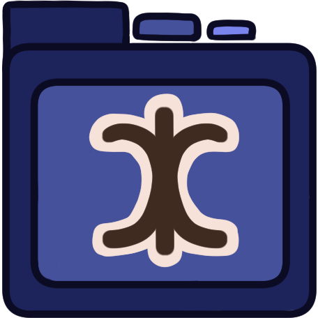 blue file folder with the bpd symbol on it.